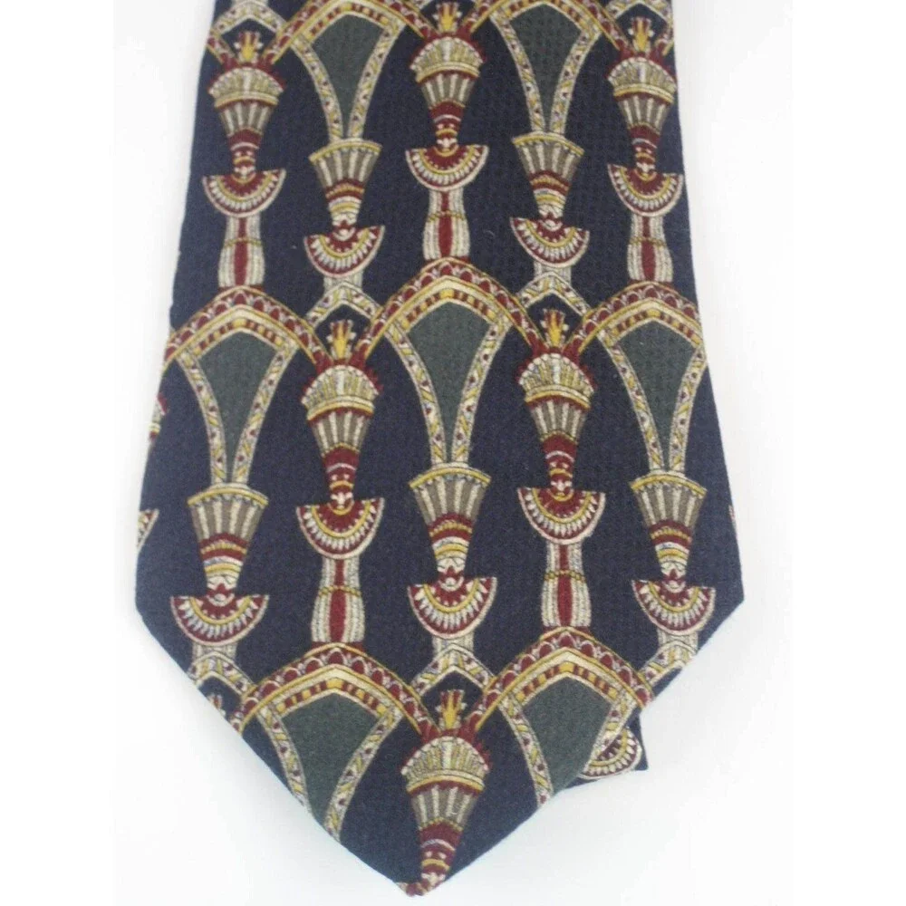 Metroploitan Museum of Art 100% Silk Abstract Design Necktie